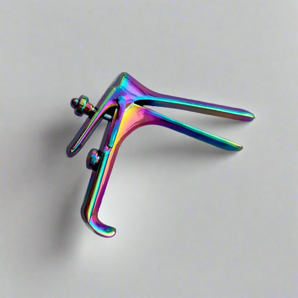 Speculum Pin - Rainbow Anodized