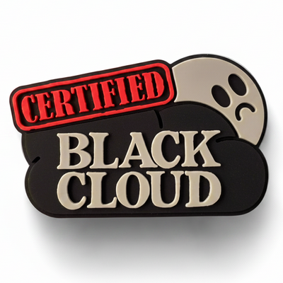 Certified Black Cloud - PVC Swappable Badge Design TOP