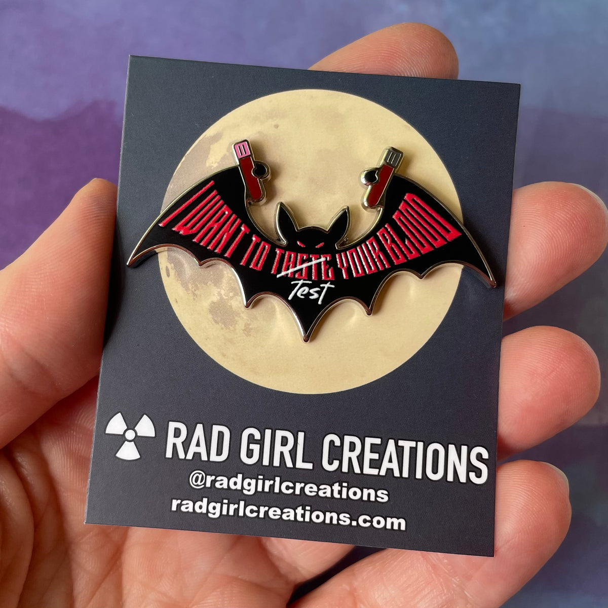 Lab Bat Pin