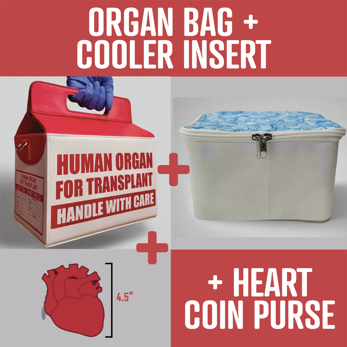 PREORDER! - Human Organ for Transplant Bag - SHIPPING IN NOV/DEC