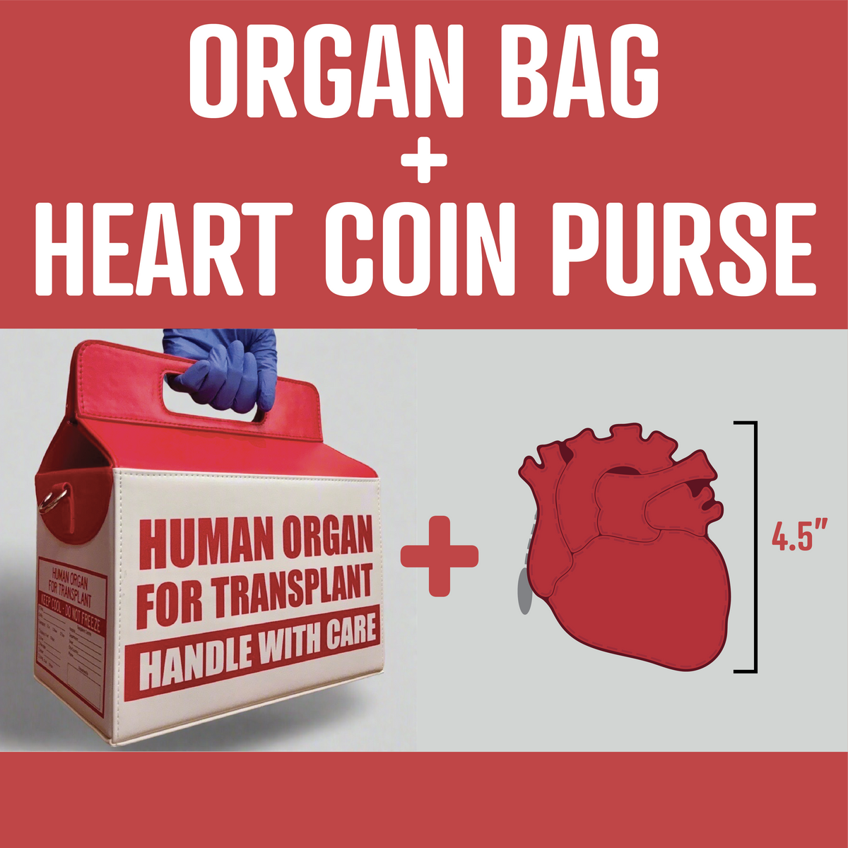 PREORDER! - Human Organ for Transplant Bag - SHIPPING IN NOV/DEC