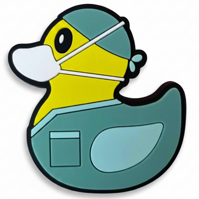 Surgical Ducky- PVC Swappable Badge Design TOP