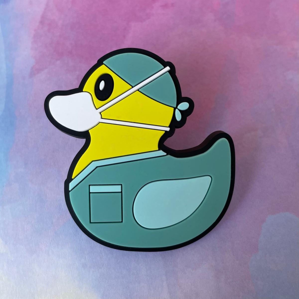 Surgical Ducky- PVC Swappable Badge Design TOP