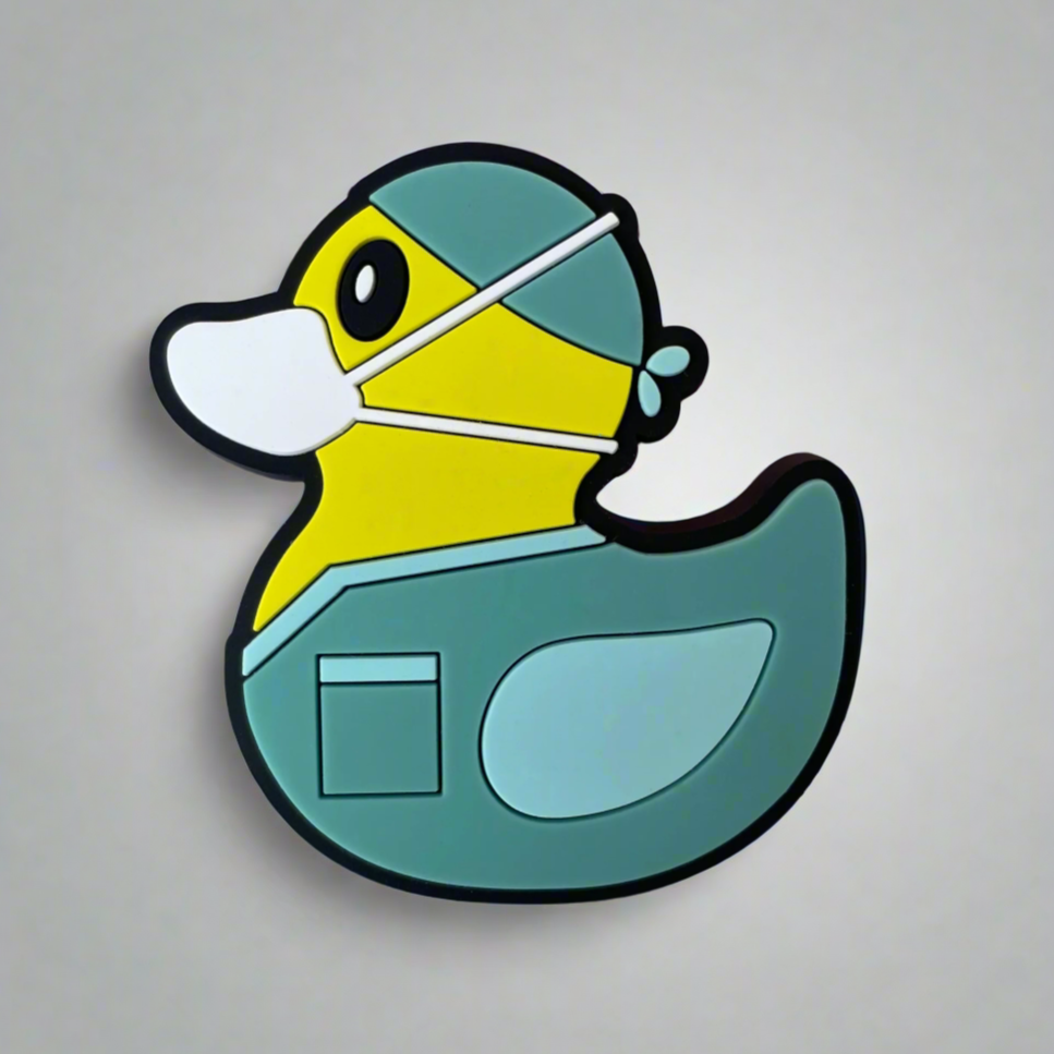 Surgical Ducky- PVC Swappable Badge Design TOP