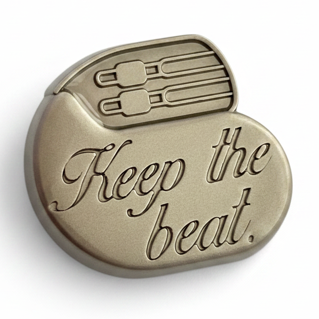 Keep the Beat Pin