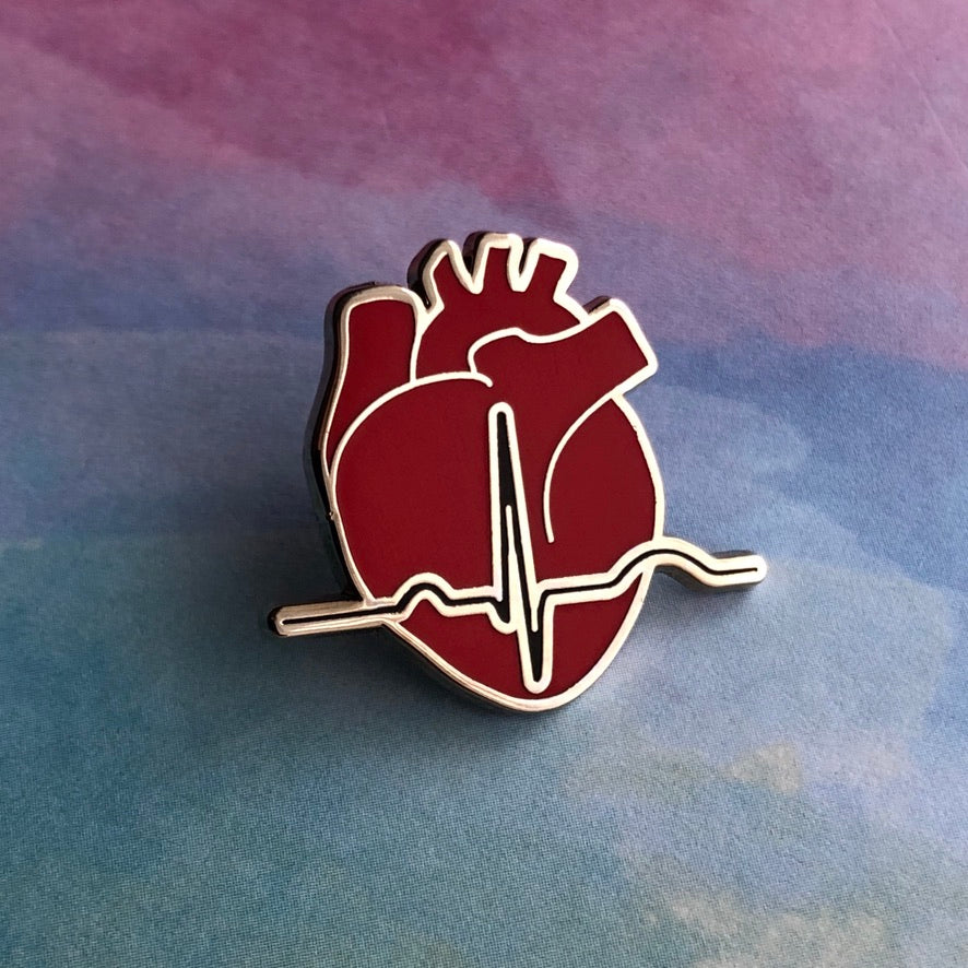 Cardiology Pin Pack - Rad Girl Creations - Medical Enamel Pin