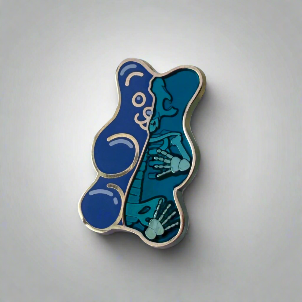Gummy Bones Pin - Sarai Llamas Artist Collection