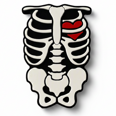 Dem Bones - PVC Swappable Badge Design TOP