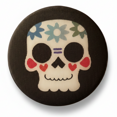 Sugary Skull - Lenticular Swappable Badge Design TOP