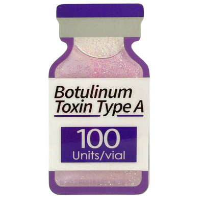Botulinum Toxin Vial - Liquid Filled Swappable Badge Design TOP