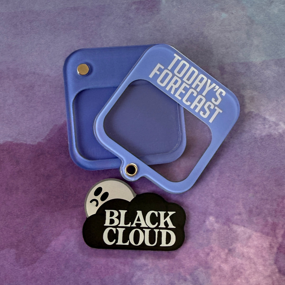 Today&#39;s Forecast - HINGED Swappable Badge Design TOP