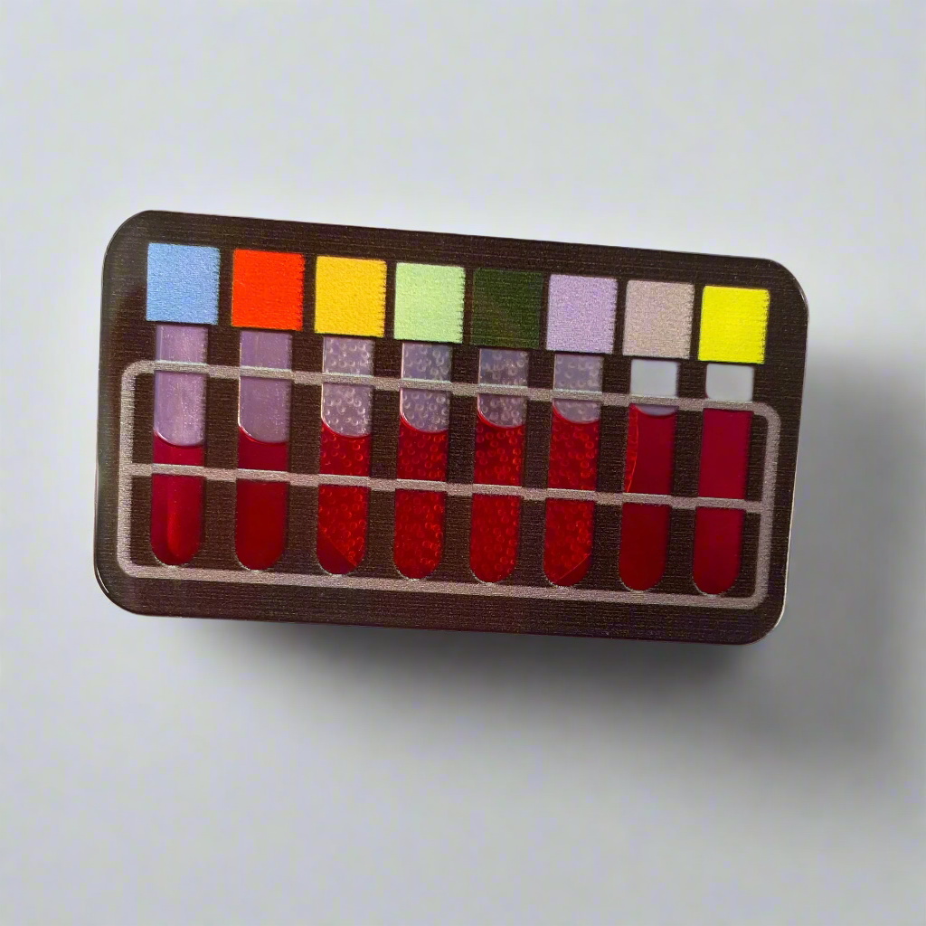 Order of Draw - Liquid Filled Swappable Badge Design TOP