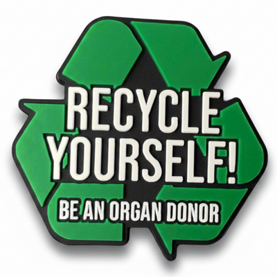 Recycle Yourself - PVC Swappable Badge Design TOP