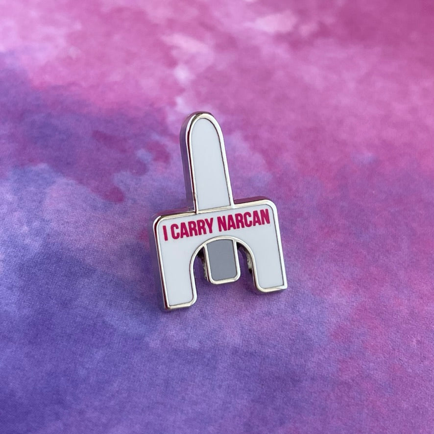 I Carry Narcan Pin