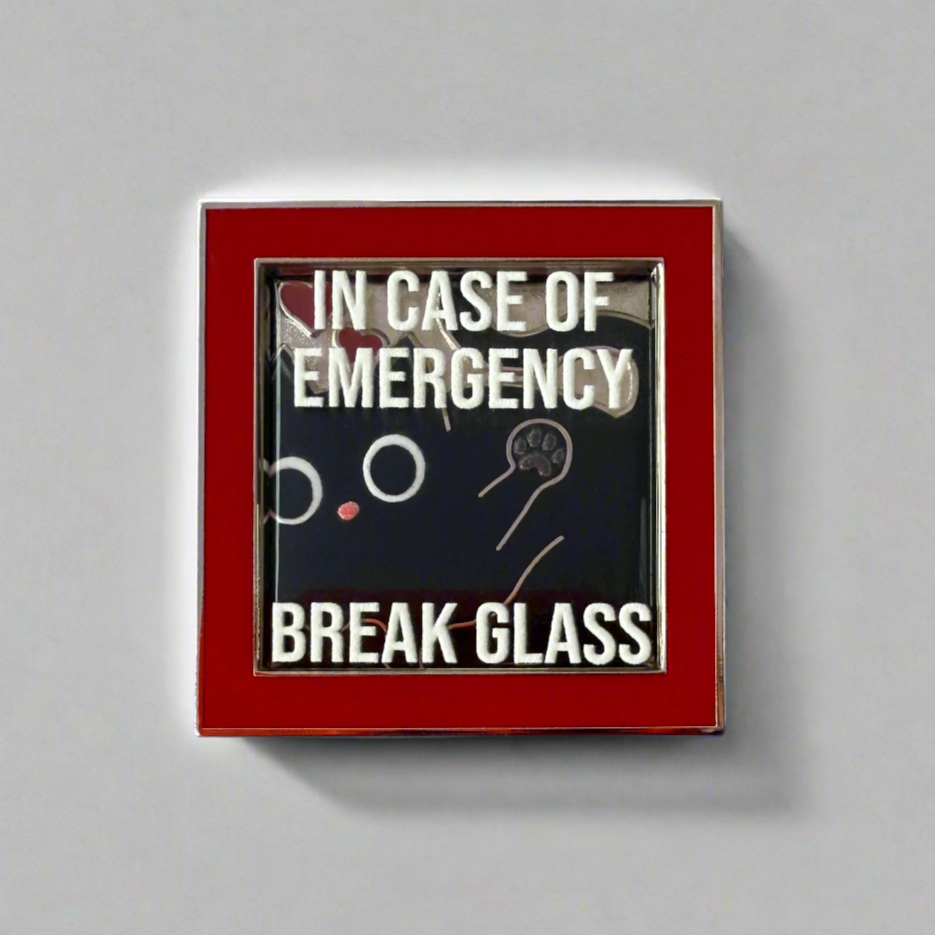 In Case of Emergency Kitty Pin