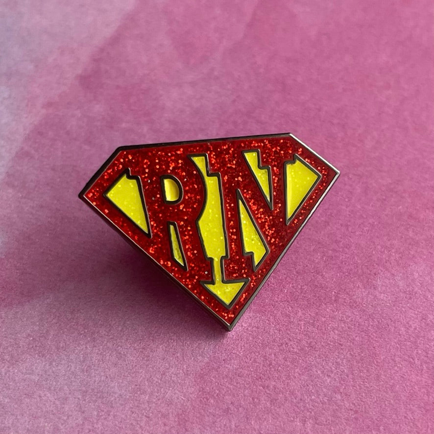 Super RN Pin - GLITTER Edition!