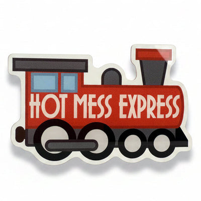 Hot Mess Express - Acrylic Swappable Badge Design TOP