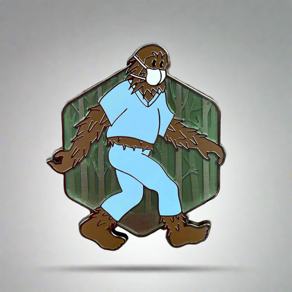 Medical Cryptids: Big Foot Pin