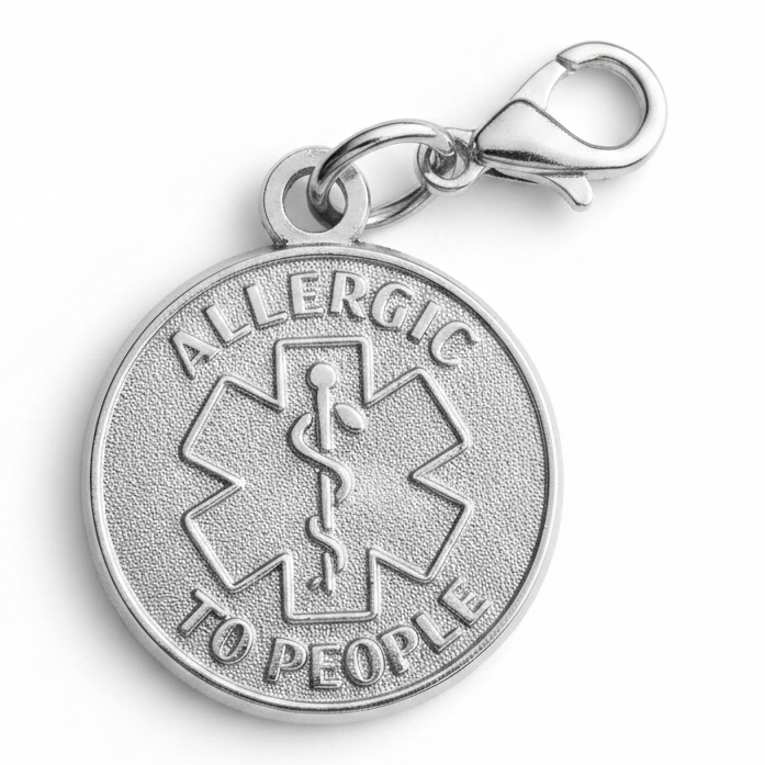 Allergic to People Charm