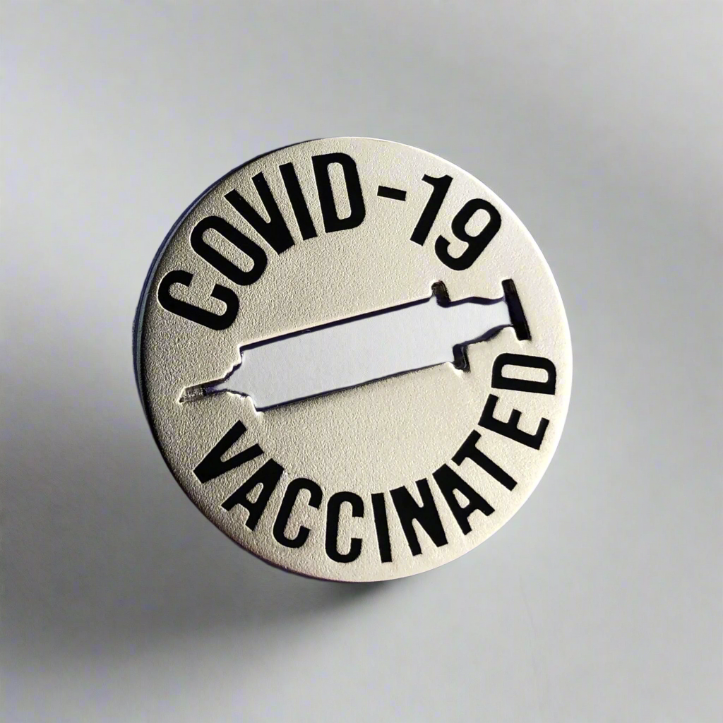 COVID-19 Vaccinated Pin
