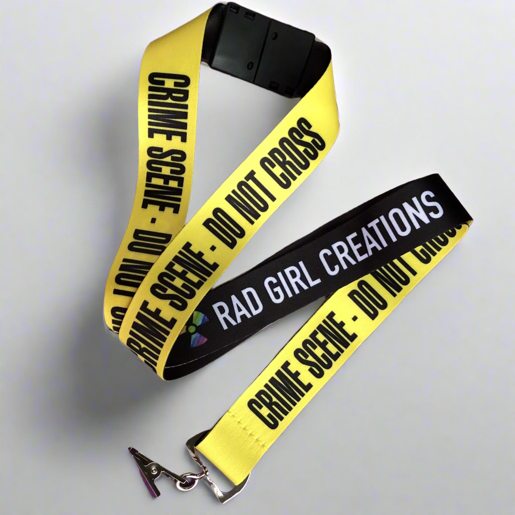Crime Scene Lanyard