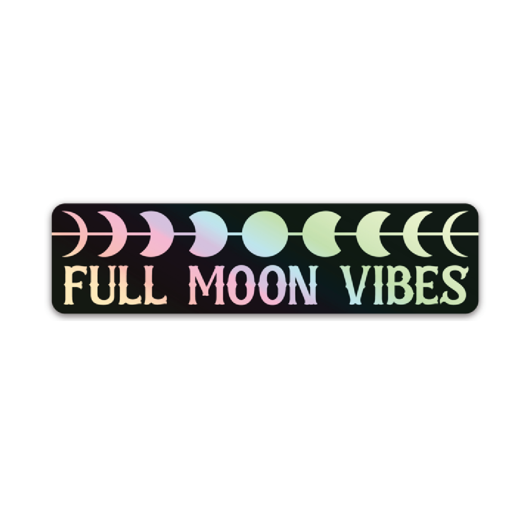 Full Moon Vibes Decal
