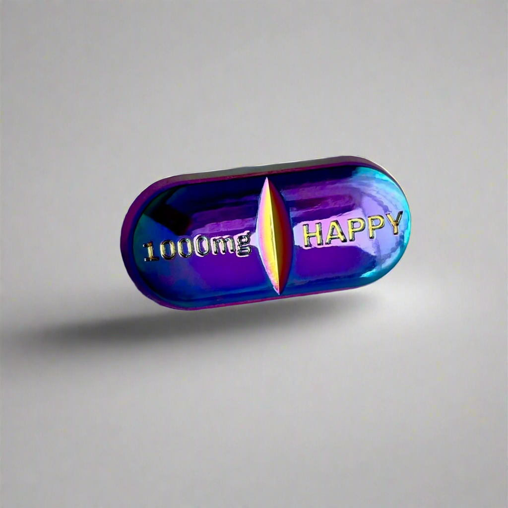 Happy Pill Pin
