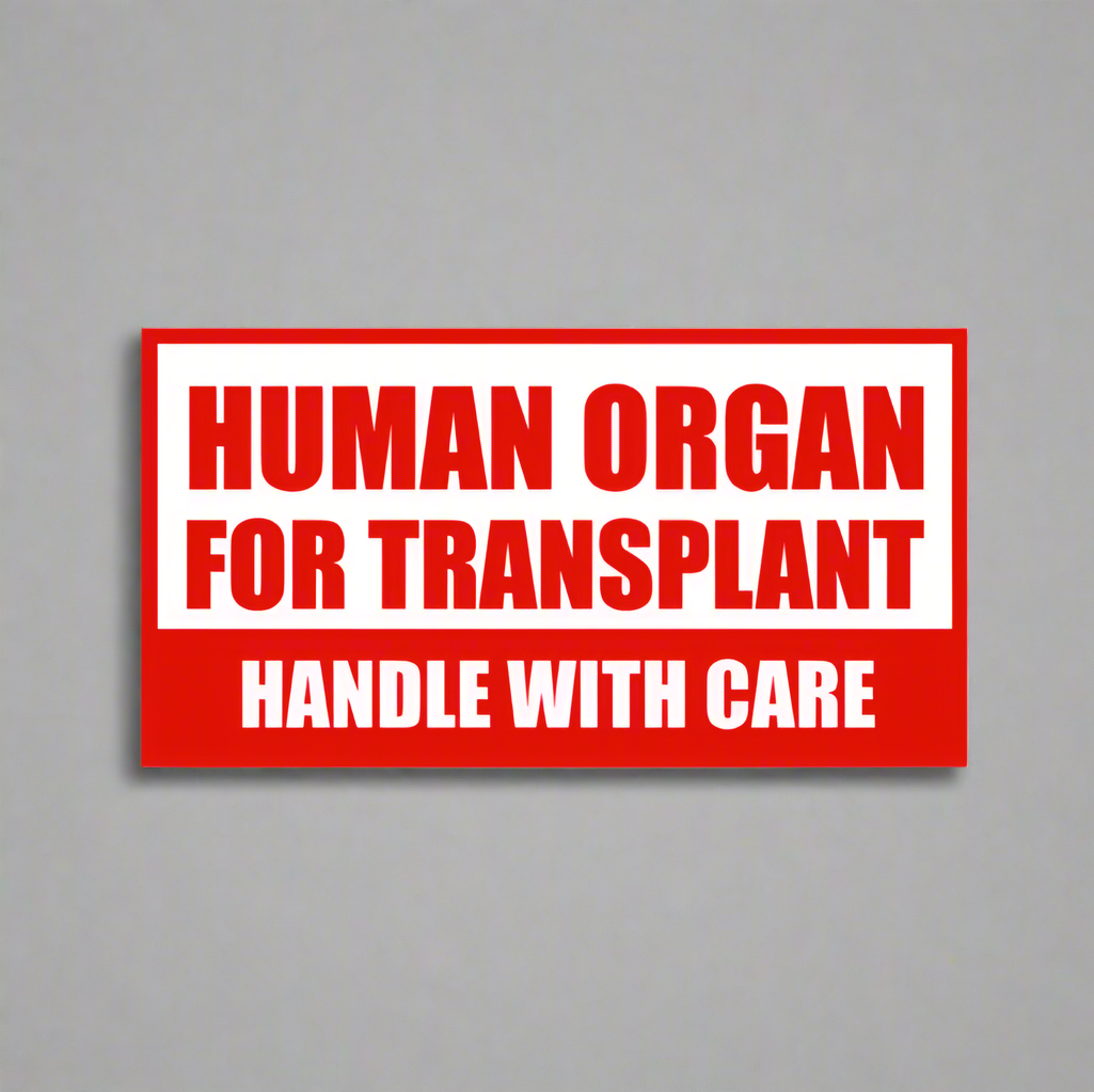 Human Organ for Transplant Decal