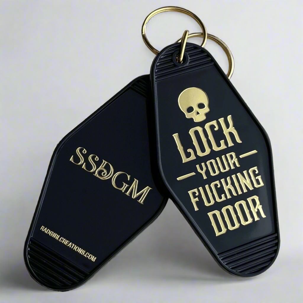 Lock Your Door Keychain