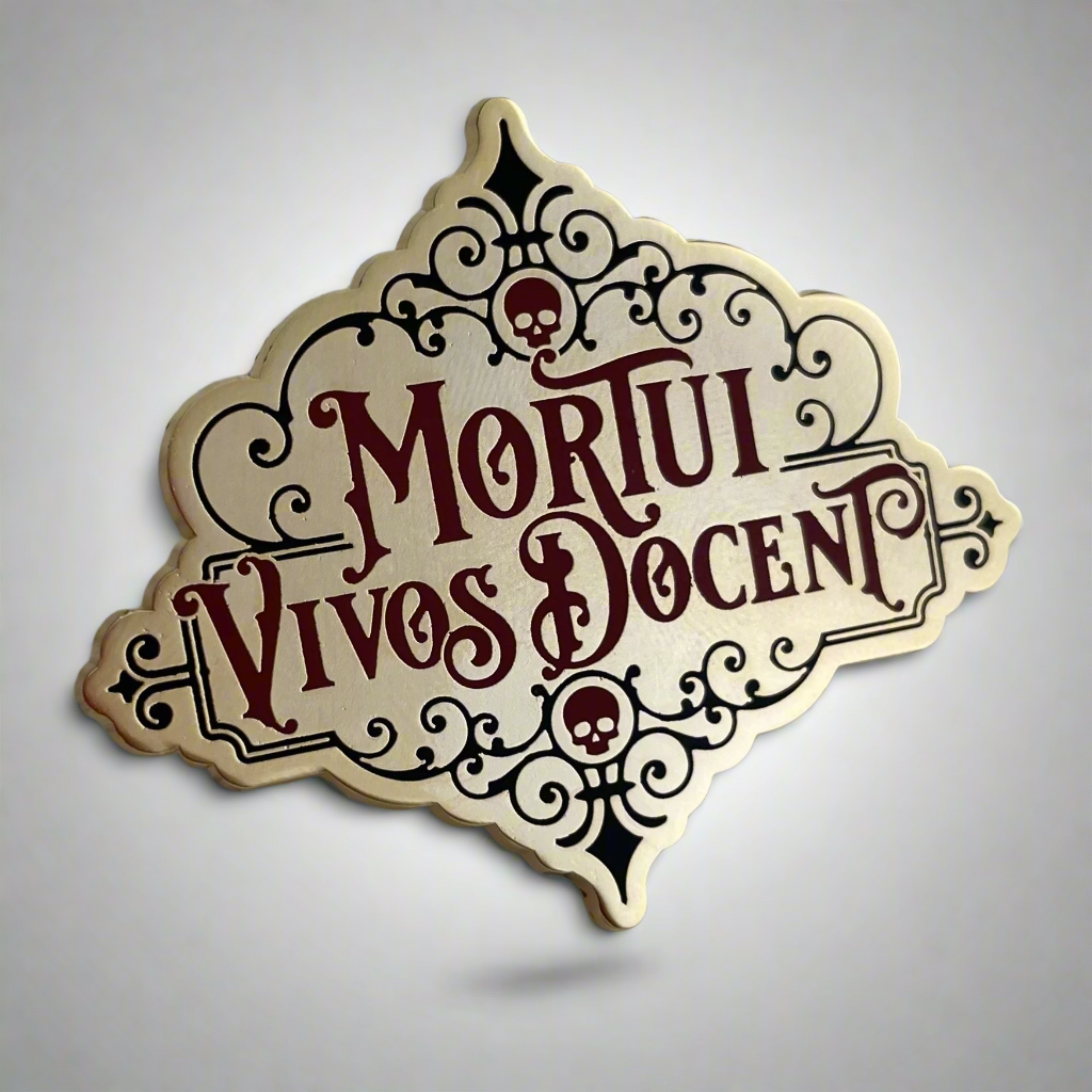 Mortui Vivos Docent Pin