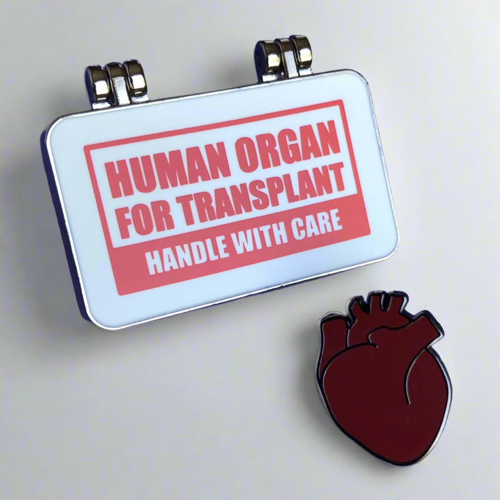 Organs on Ice Pin - Heart Transplant