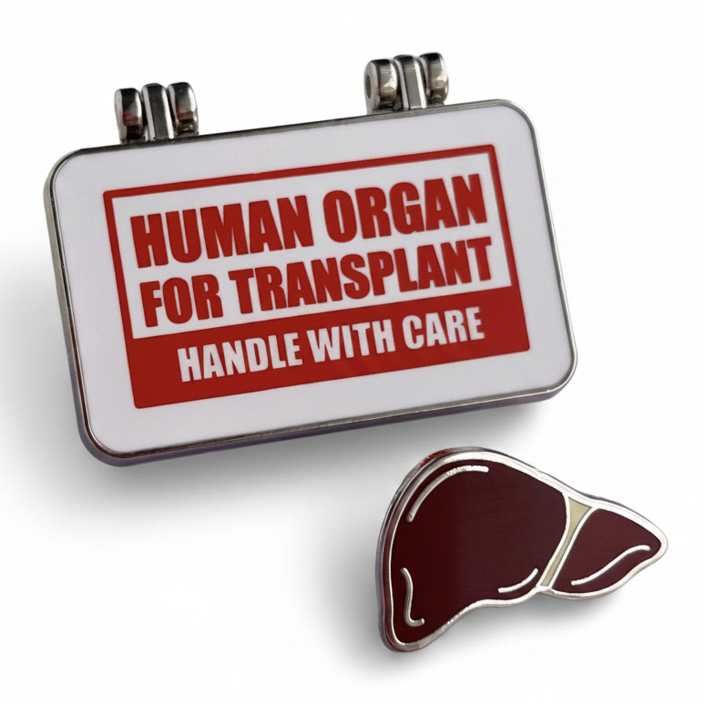 Organs on Ice Pin - Liver Transplant