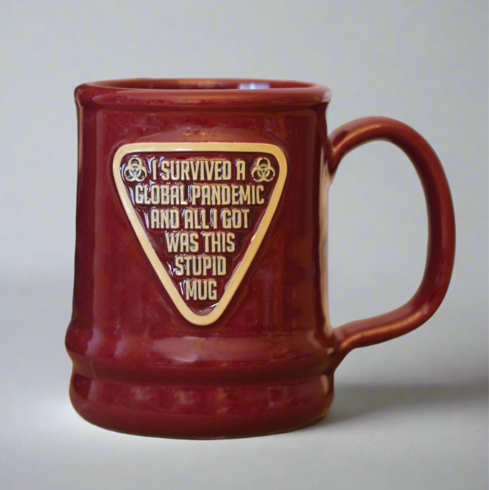 Pandemic Survivor Handcrafted Pottery Mug