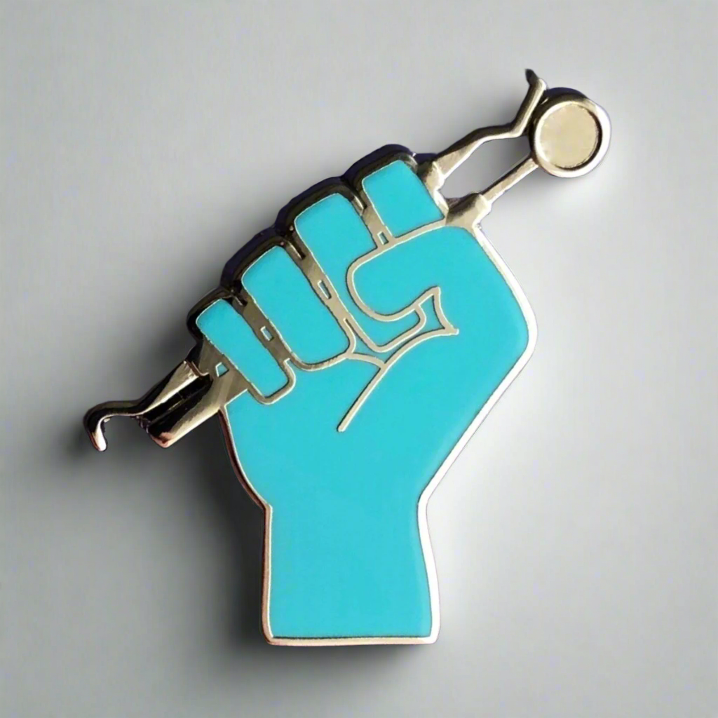 Scale or Bust Pin