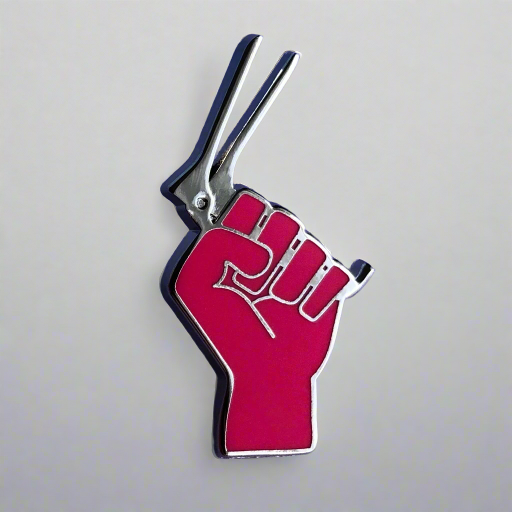 Speculum or Bust Pin