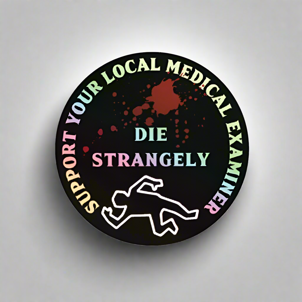 Support Your Local Medical Examiner Decal - Holographic!