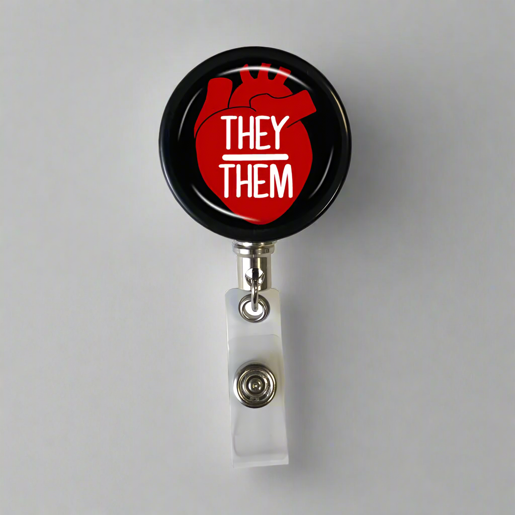 They/Them Pronoun Badge Reel