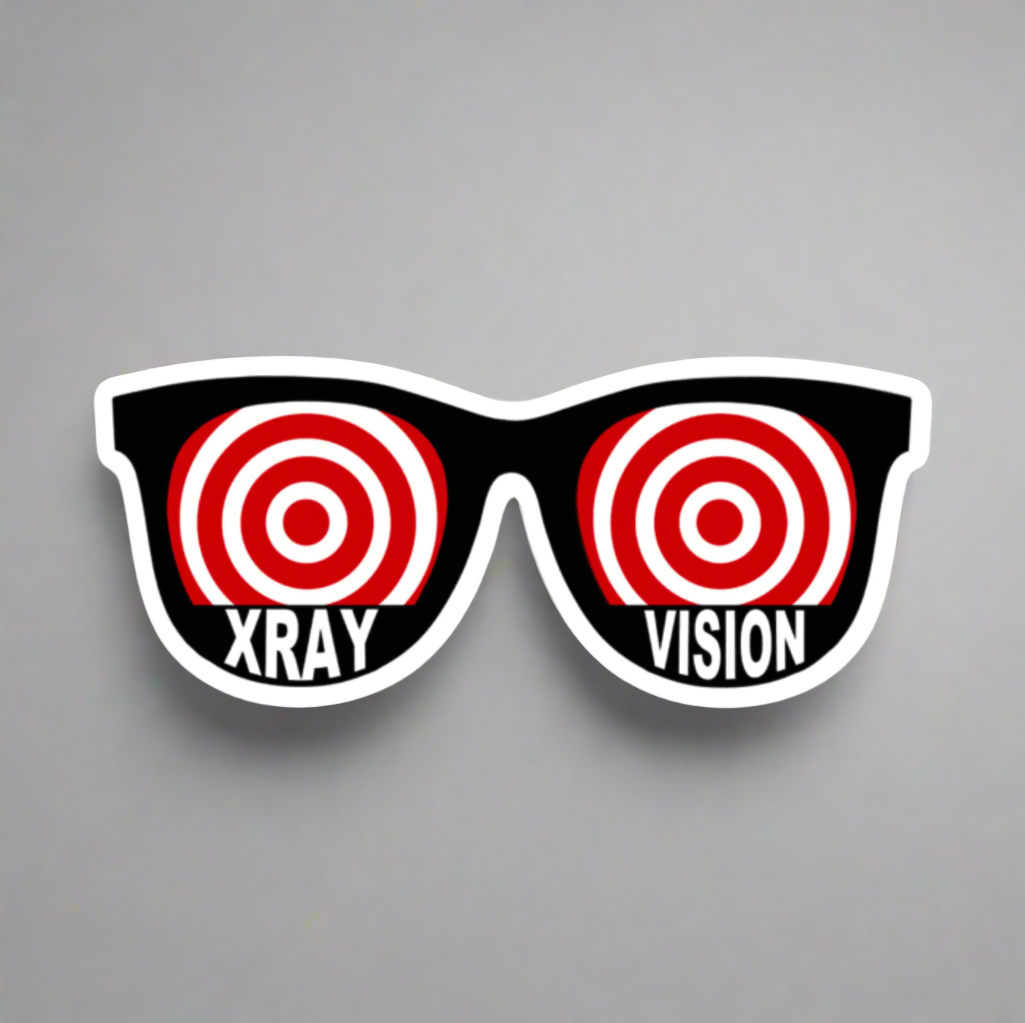 Xray Vision Glasses Decal