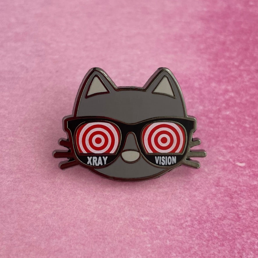 Cat Scan Pin - Rad Girl Creations Medical enamel pins