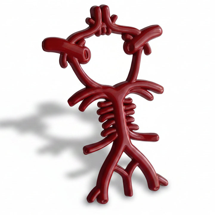 Circle of Willis Pin - Rad Girl Creations Medical enamel pins