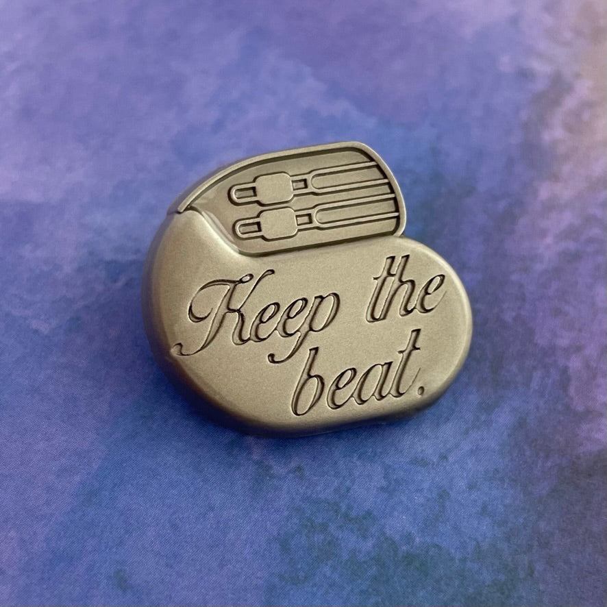 Keep the Beat Pin
