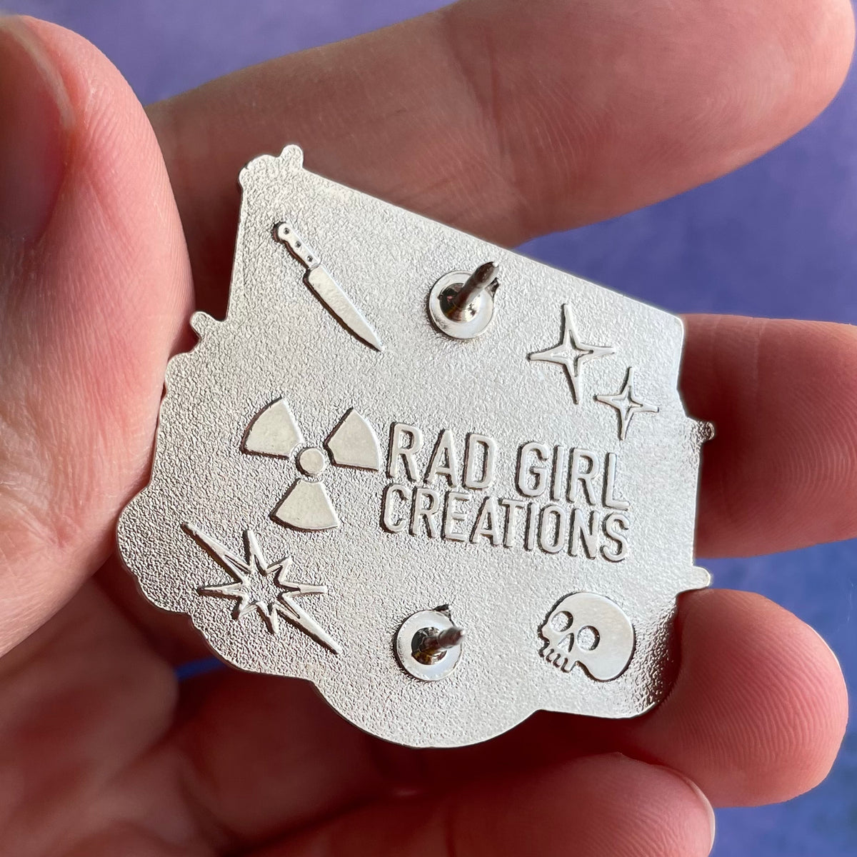  Rad Girl Creations - Medical Badge Reel White