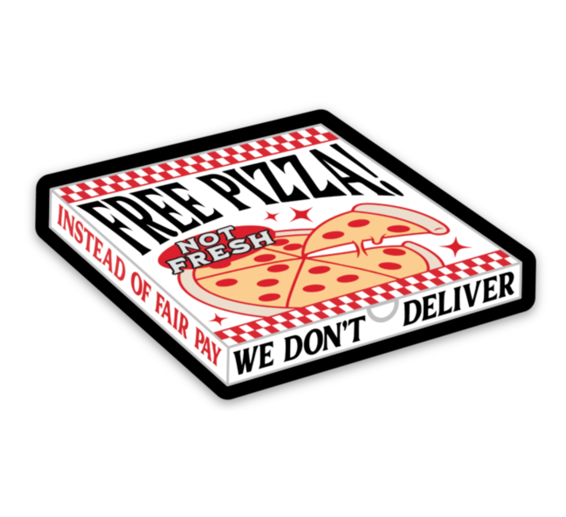 Free Pizza Decal