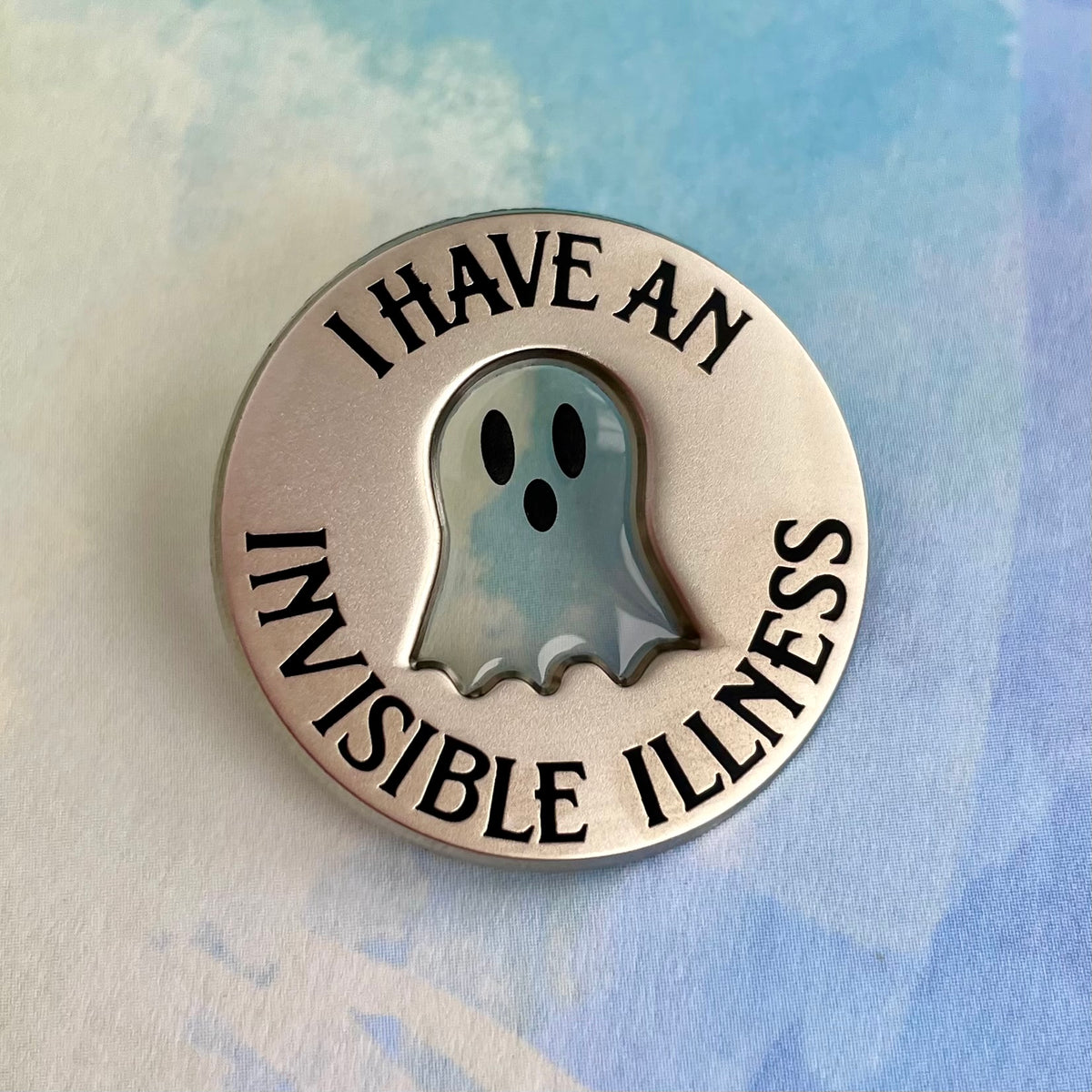 Invisible Illness Pin - Rad Girl Creations Medical enamel pins