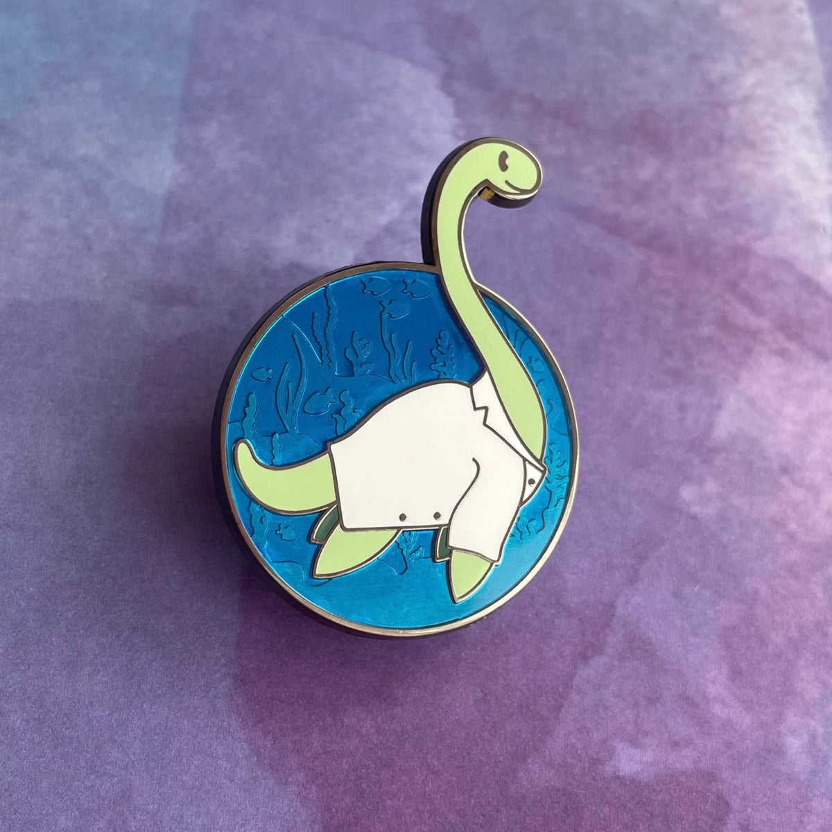 Medical Cryptids: Nessie Pin - Rad Girl Creations Medical enamel pins