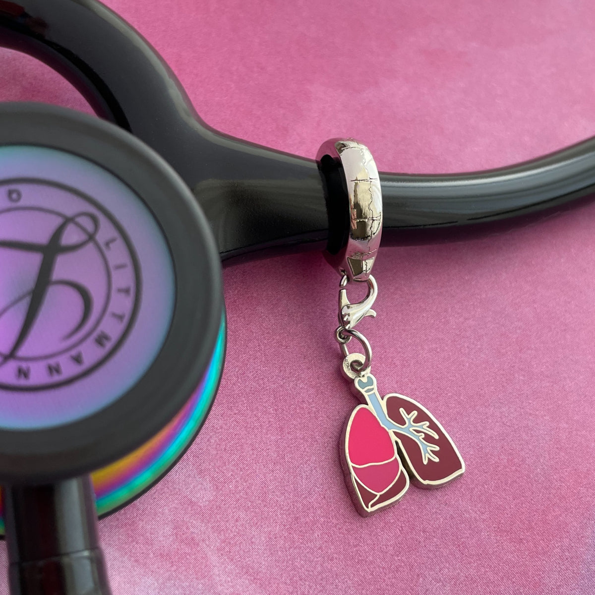 Charm Attachment Ring - Rad Girl Creations Medical enamel pins