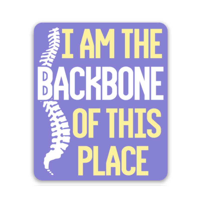 Backbone of This Place Decal - Rad Girl Creations