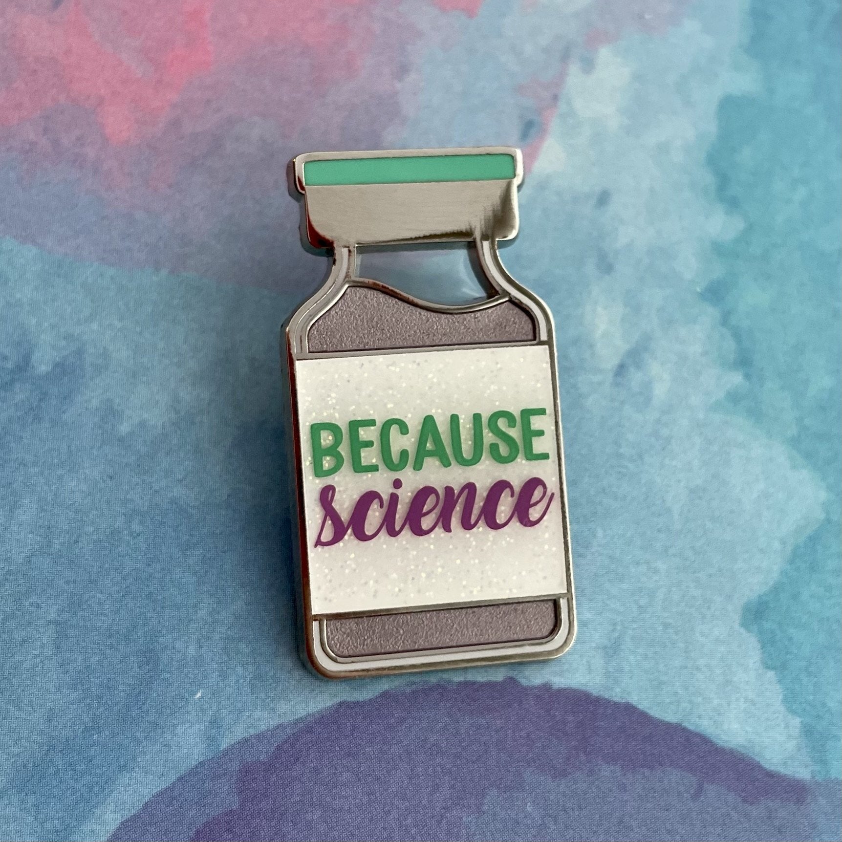 Because Science Pin - Rad Girl Creations