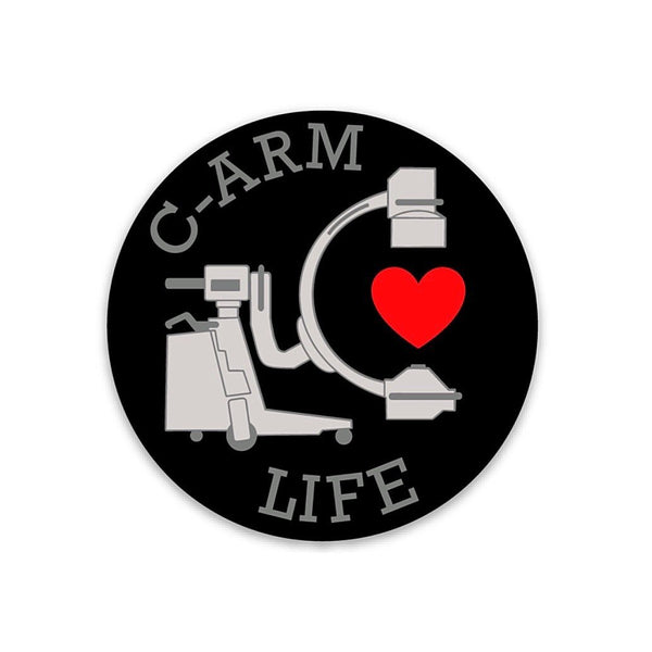 Arm Ride Decal C-Arm Life Decal - Rad Girl Creations - Medical Decal