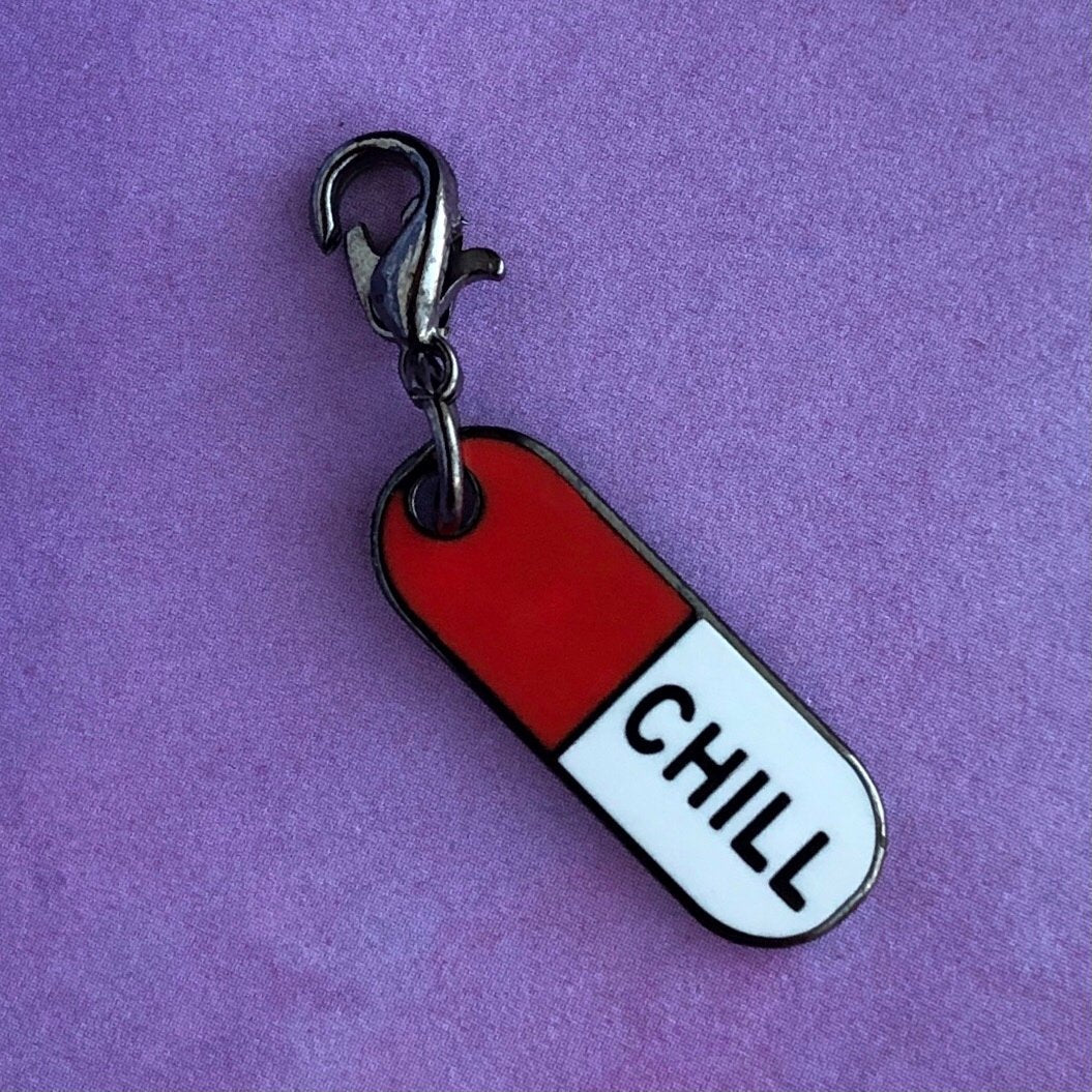 Chill Pill Charm - Rad Girl Creations
